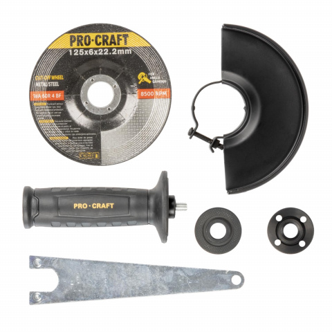 Bruska úhlová Procraft PW2700, 125mm | PW2700